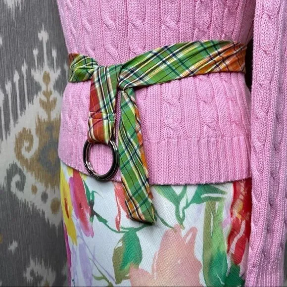 Ralph Lauren Floral Multi Silk Chiffon Ruffled Trumpet Skirt - Picture 14 of 15